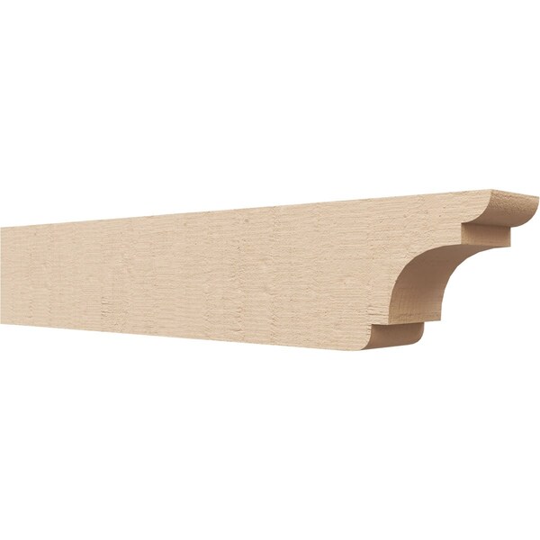 Ekena Millwork 4in. W x 6in. H x 32in. L New Brighton Woodgrain TimberThane Rafter Tail, Primed Tan RFTUR04X06X32NEBRCPR - main